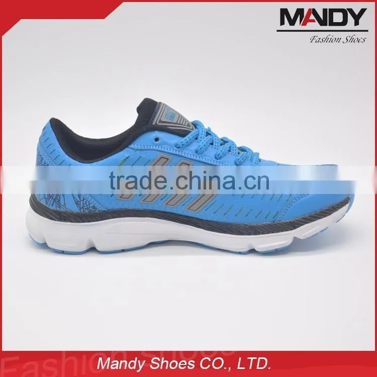 2016 new model breathable light weight air sport running shoes wholesale