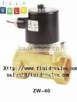 2/2 way ZW-40 N/C water air solenoid valve