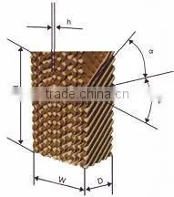 Evaporative cooling pad for poultry farm ventilating system/poultry ventilation system