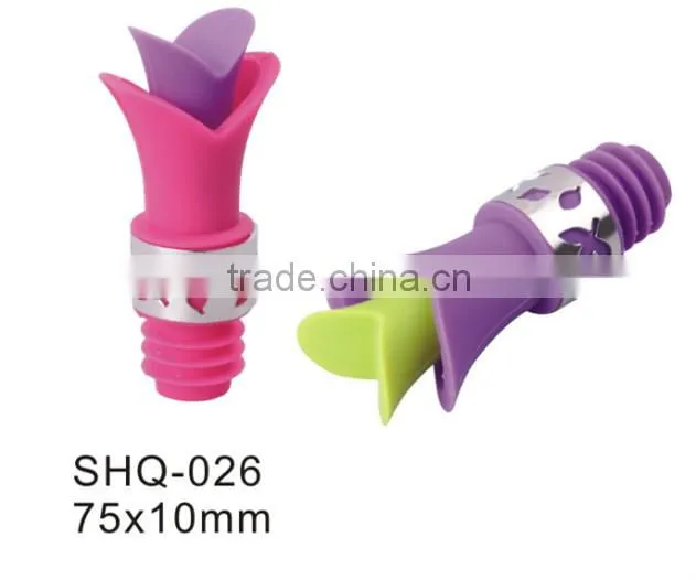 Silicone bottle stopper