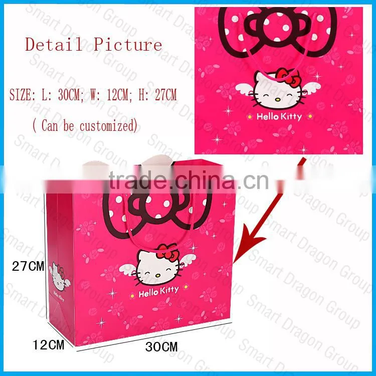 Custom Printing Full Color Paper Packaging Bag Wholesales