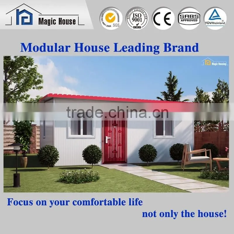 Fast Assembling Economical prefabricated house,one bedroom prefab house,panel building