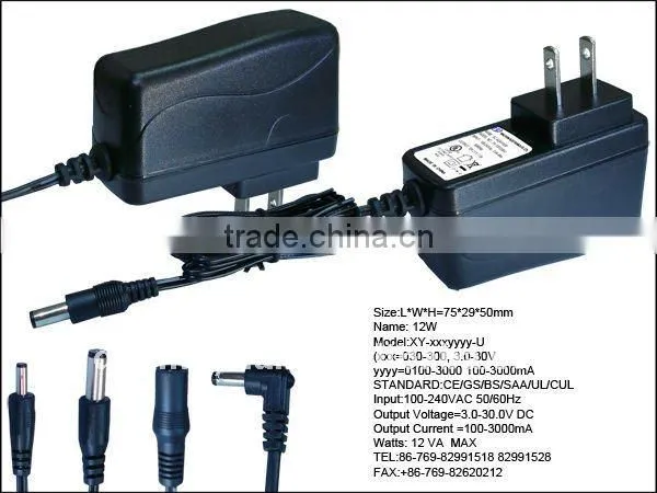 EN61558 AS/NZS Plug Packs 15V SAA/C-Tick