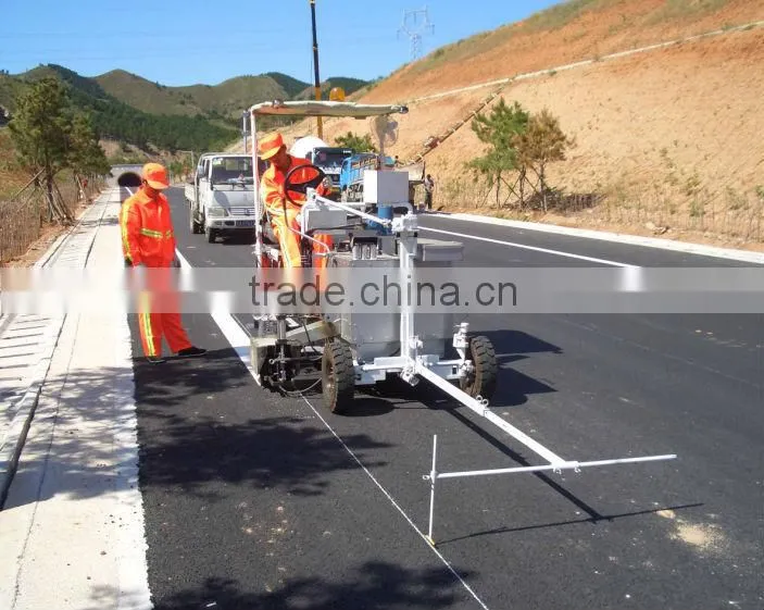 Thermoplastic paint boiler combined road marking paint machine