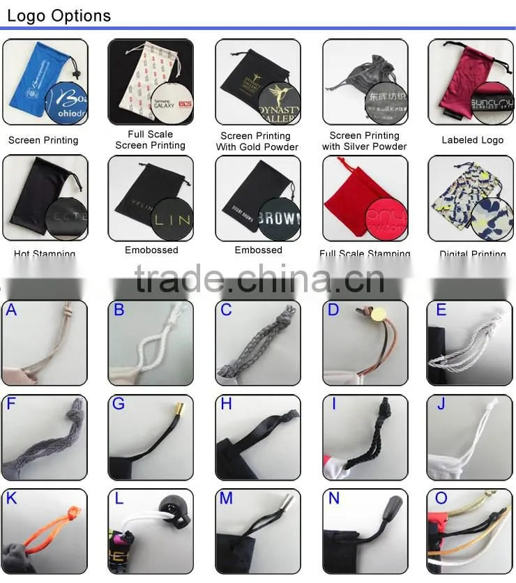 Microfiber and Flocking Material Mobile Phone Bags