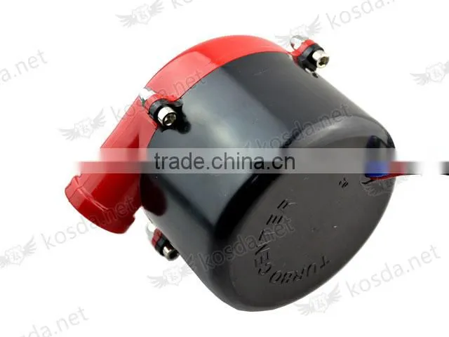 Universal Electric Blow Off Valve turbo, Red color Racing Blow Off turbo sound