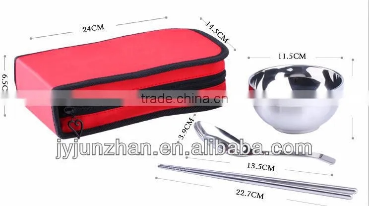 Stainless cutlery set of 3pcs with low price and high quality