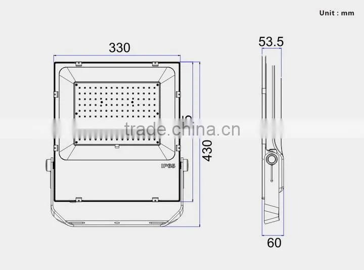 150w ultra-thin LED flood light with 3030SMD