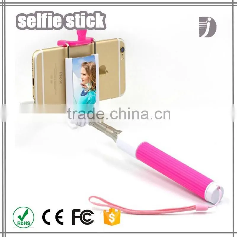 High margin products selfie stick with cable