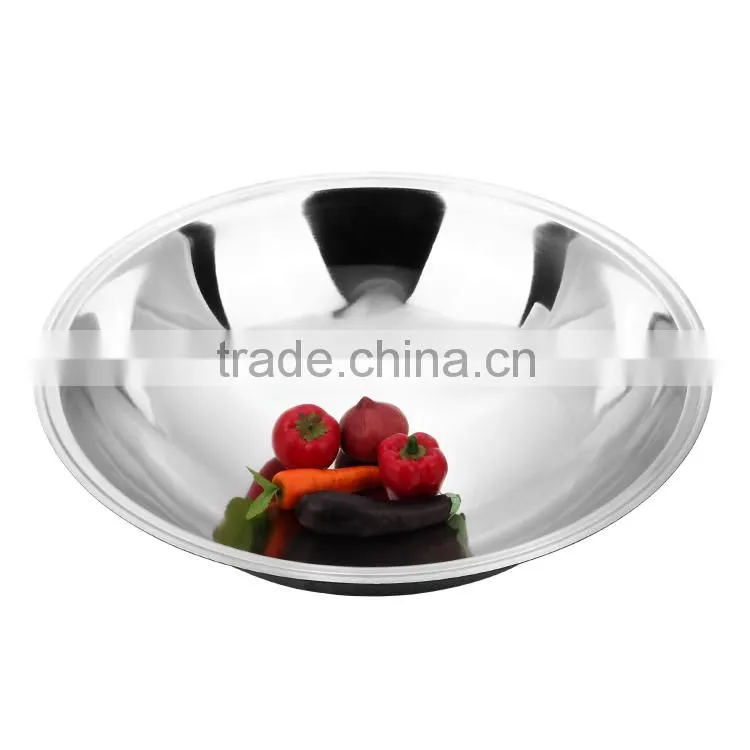 best stainless steel Deep fryer double cooking wok for hotel as seen on tv