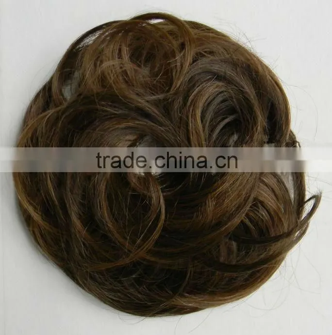 women curly hair bun hair pieces