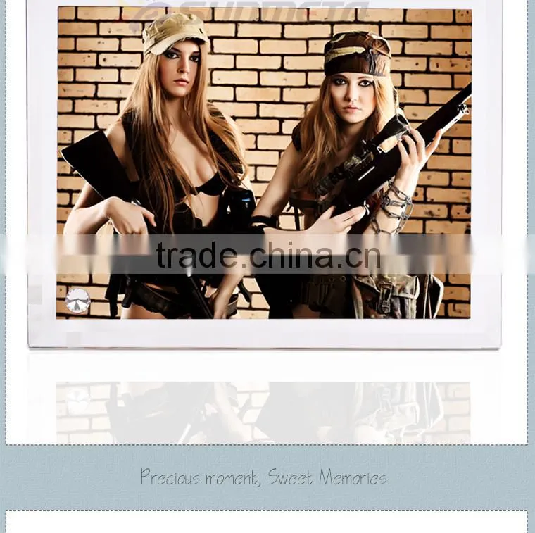 Sunmeta factory directly high quality blank sublimation glass photo frame BL-05