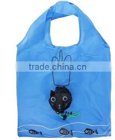 2015 new product animal shape portable shopping tote bag