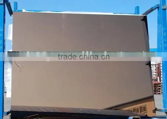 High quality tinted float glass made bronze mirror