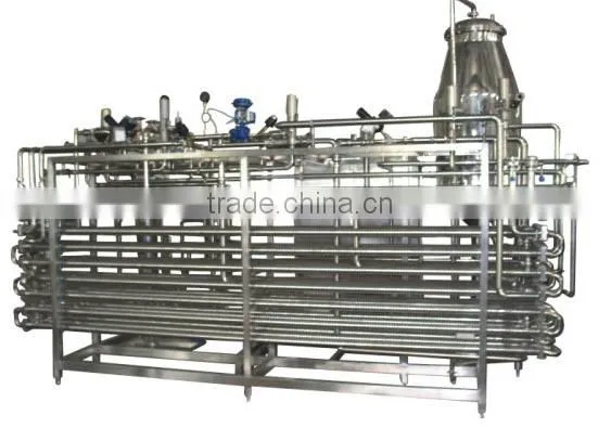 pasteurizer for juice production line, juice plant, beverage machine