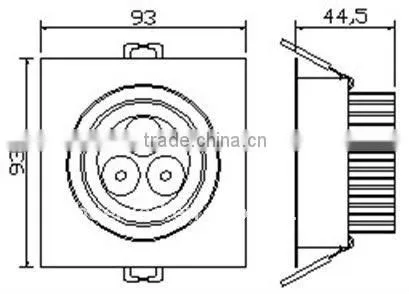 3W led downlight CL022