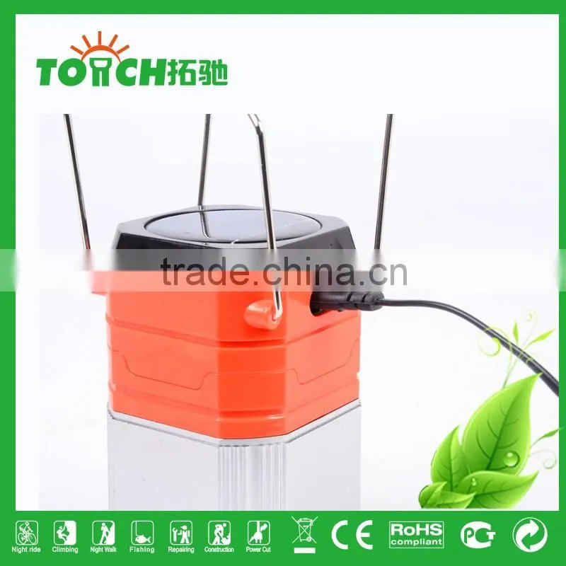 Muitlpower LED Lantern Solar Camping Lamp Rechargeable Camp Light with Charger Solar Tent Light