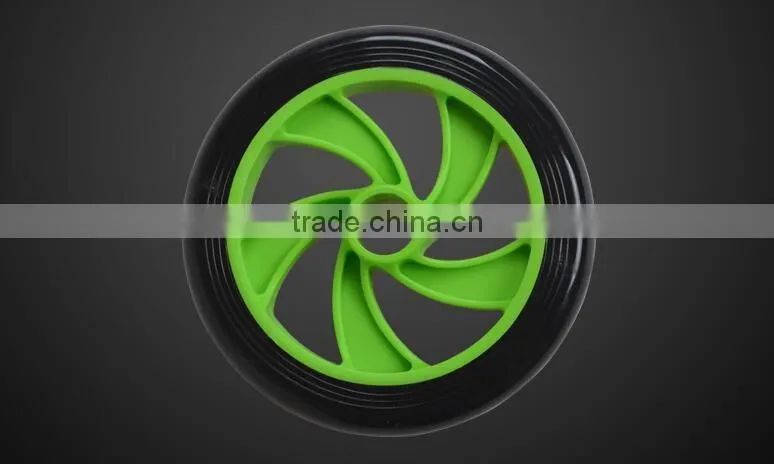 Brand New No Noise Green Abdominal Wheel Ab Roller With Mat For Exercise Fitness Equipment