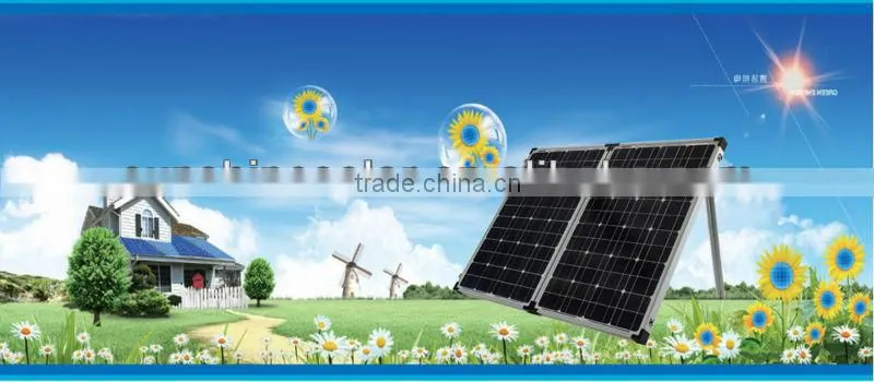 Factory direct 120w portable folding solar panel for outdoor use