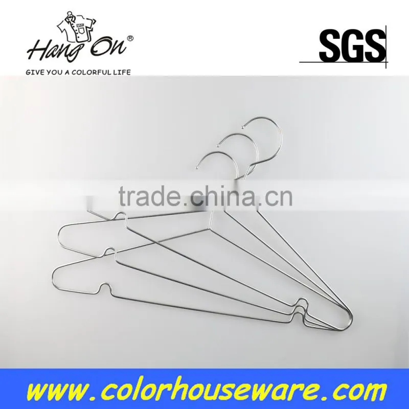 slim line Metal wire hanger for clothes in the home