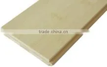 bedroom used warm bamboo flooring with coffee color