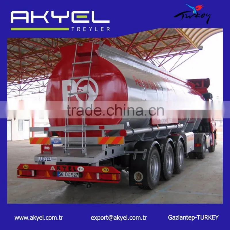 3 axle fuel diesel oil petrol Tanker semi trailer for sale