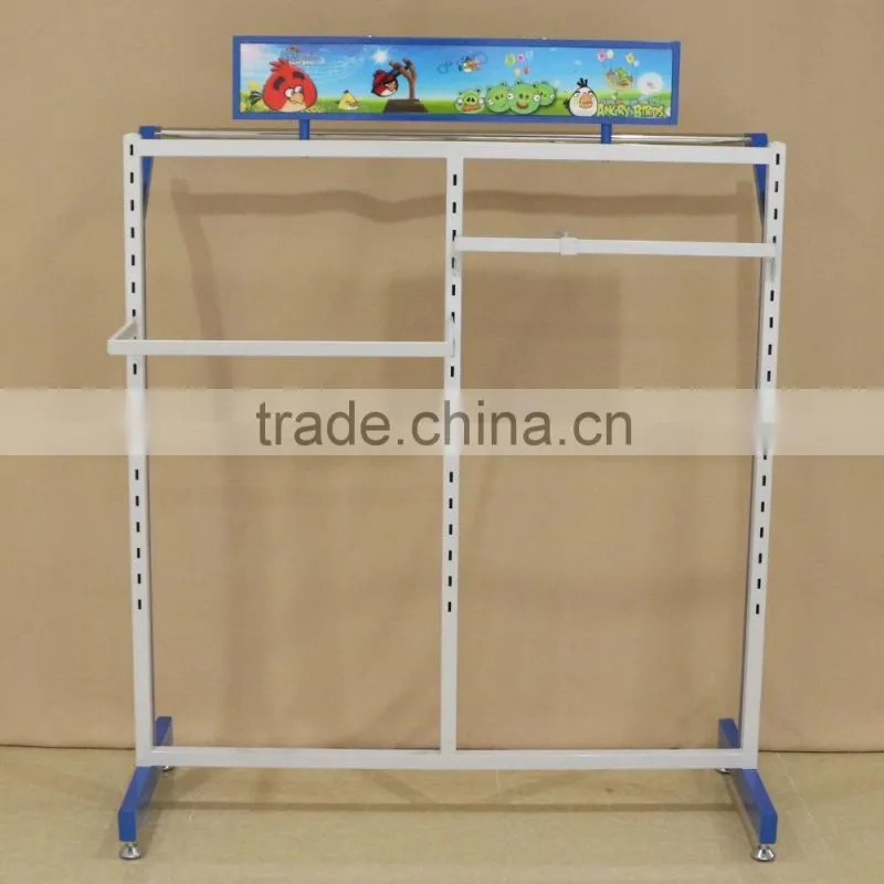 Metal multi-purpose rack hanging clothing display racks display stand