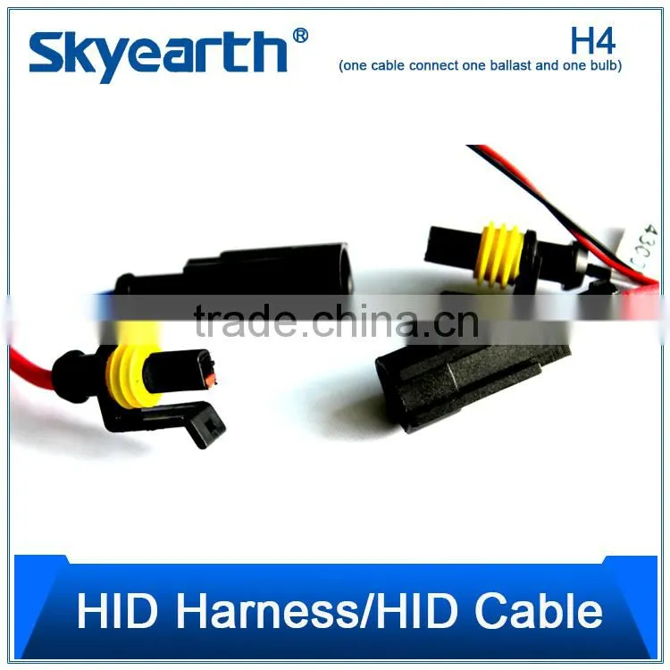 CARSEN hid factory Auto Headlight relay controller 12v 35w 55w H4 hi/lo relay harness