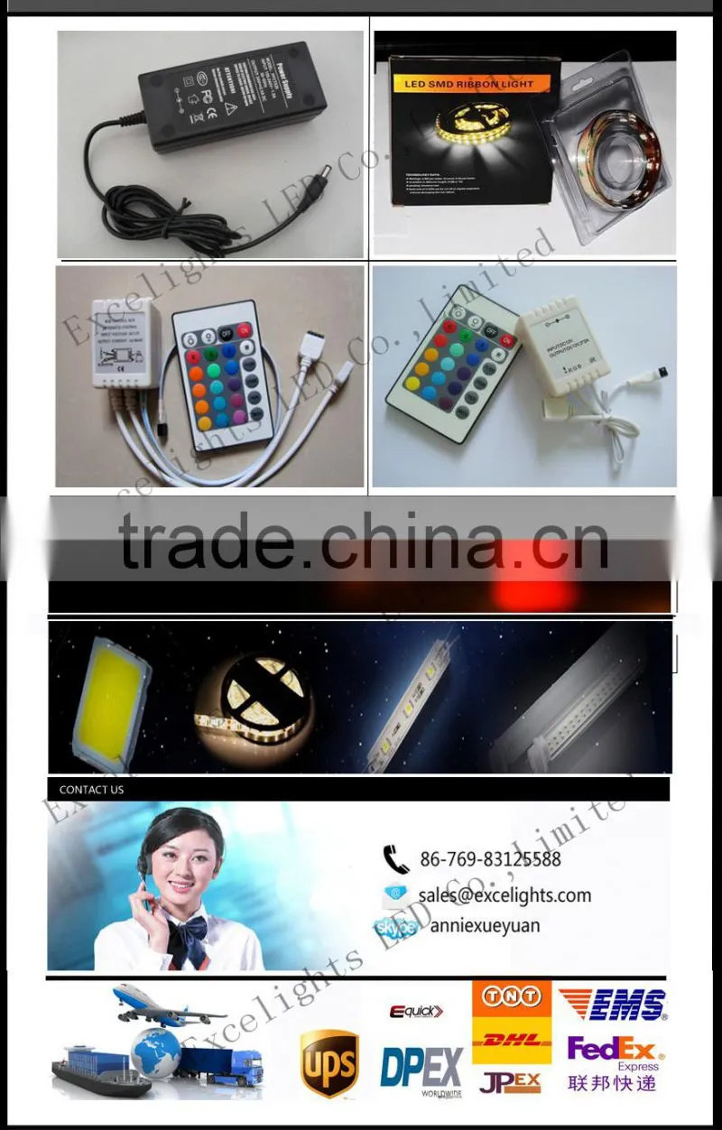 CE RoHS IP65 Waterproof 5M 12V 300leds 5050 SMD LED Light Strip