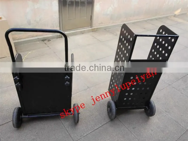 heavy duty iron wooden fire carriage hand cart TC1505
