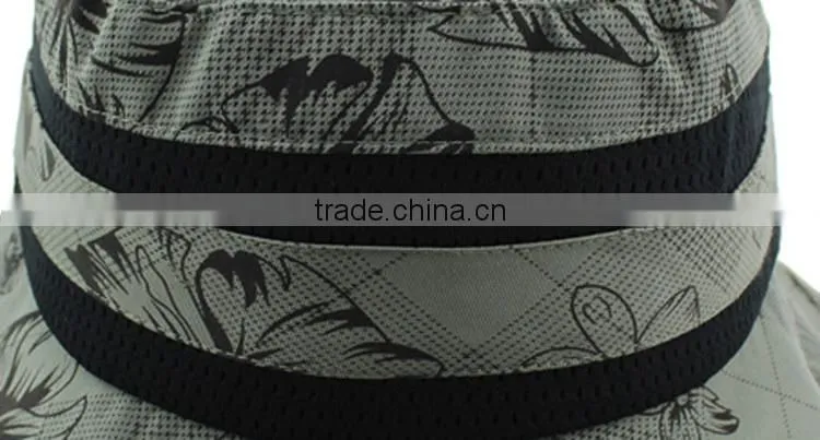 country style two tape custom printed bucket hat wholesales