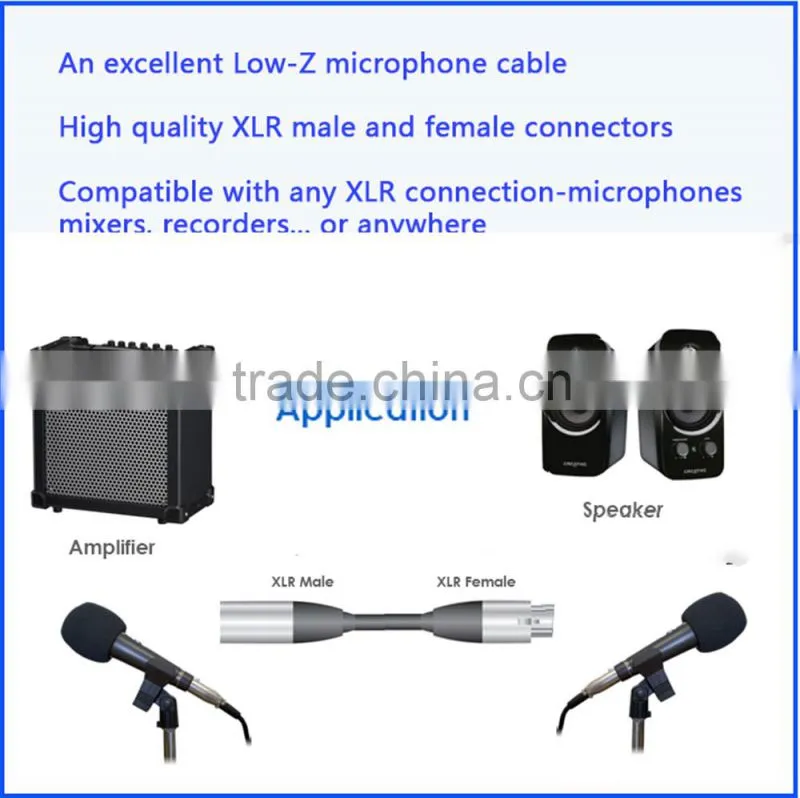 Good Sound xlr 3 Connectors Microphone Cable
