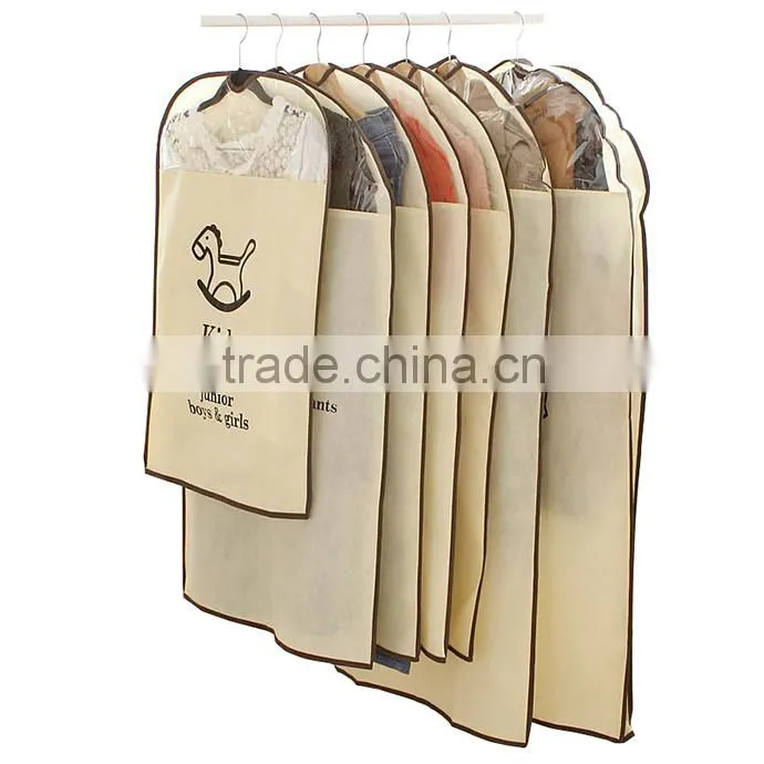 custom printed cwholesale cotton fabric garment bag