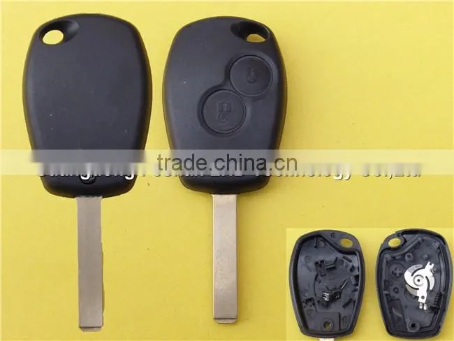 Best Price Remote Car Key Housing for Renault Megane 2 Button VA2 Blade Replacement Key Case Fob without Logo