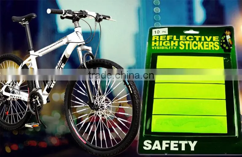 PVC reflective dogfoot print sticker reflective smile sticker reflective bike stickers