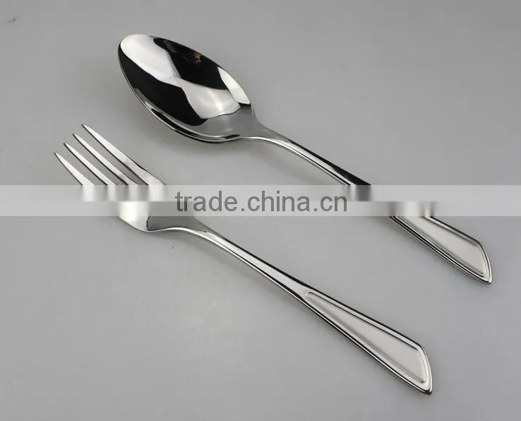 New stainless steel flatware set