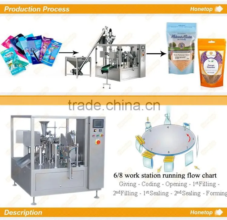 Professional powder mixing machine with packaging machine