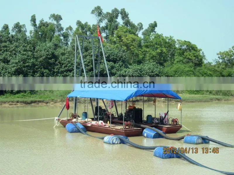 80-150 m3/hour dredger and sand dredger and suction dredger