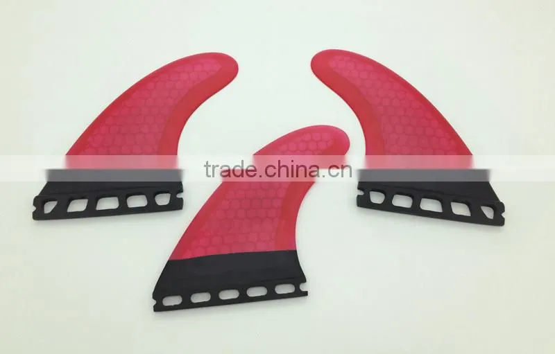 Half carbon Honeycomb surfboard fins