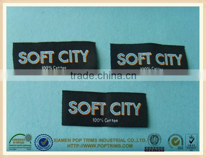 customized high quality garment woven label