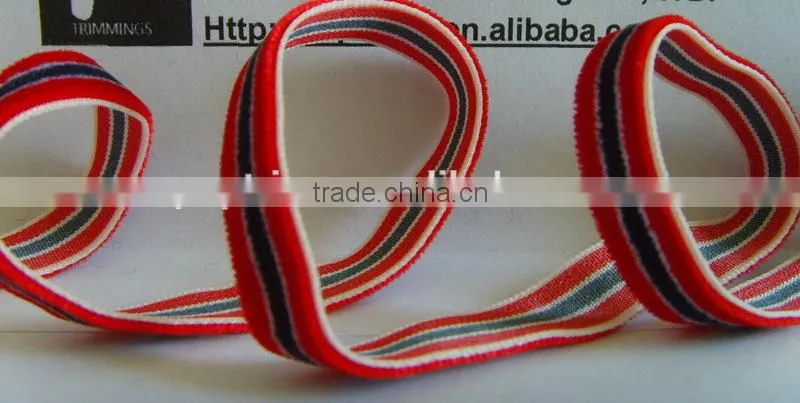 Single-face picot velvet ribbon