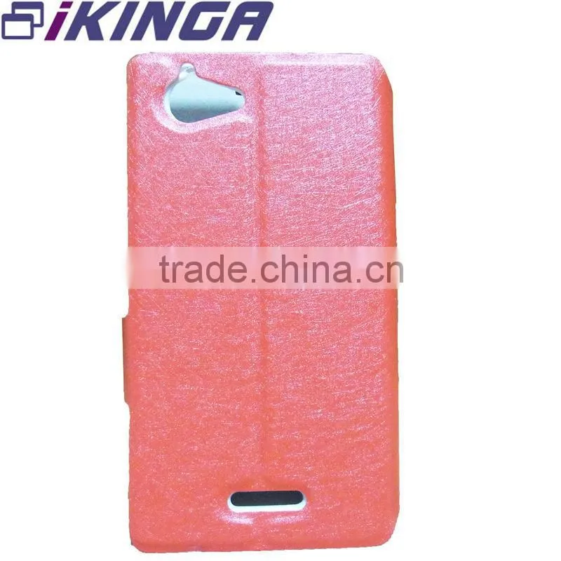 flip case for sony xperia l s36h c2105.PU leather case for Sony S36H mobile phone