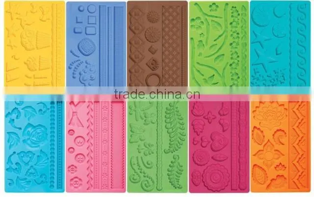 Popular cake decoration silicone fondant mold