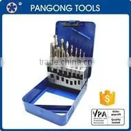 Din Metric Standard Tapping Tools Set, 7 Piece Taps, 7 Pieces Drills, 1 Piece Tap Wrench M3-M12