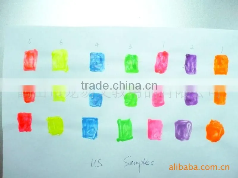 Gd-01, EN-71 glow in dark paint , all colors are available