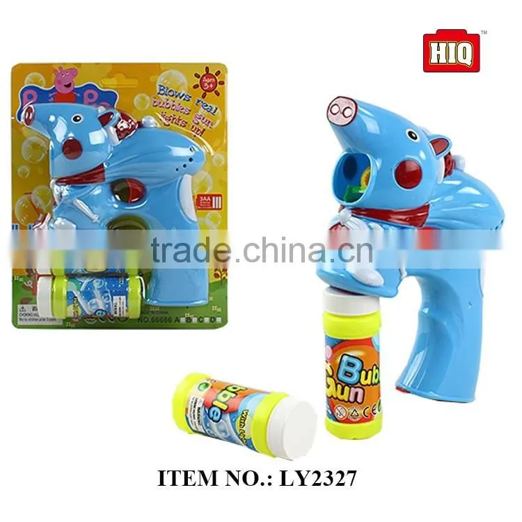New style plastic bo bubble gun toys lovely pig design saop bubble toys for wholesale