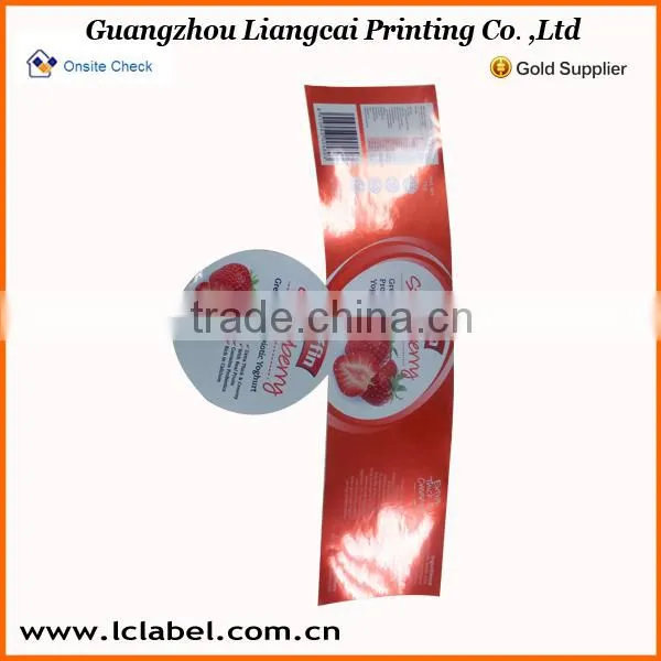 red color fruit sticker PVC sticker label sticker for wholesale