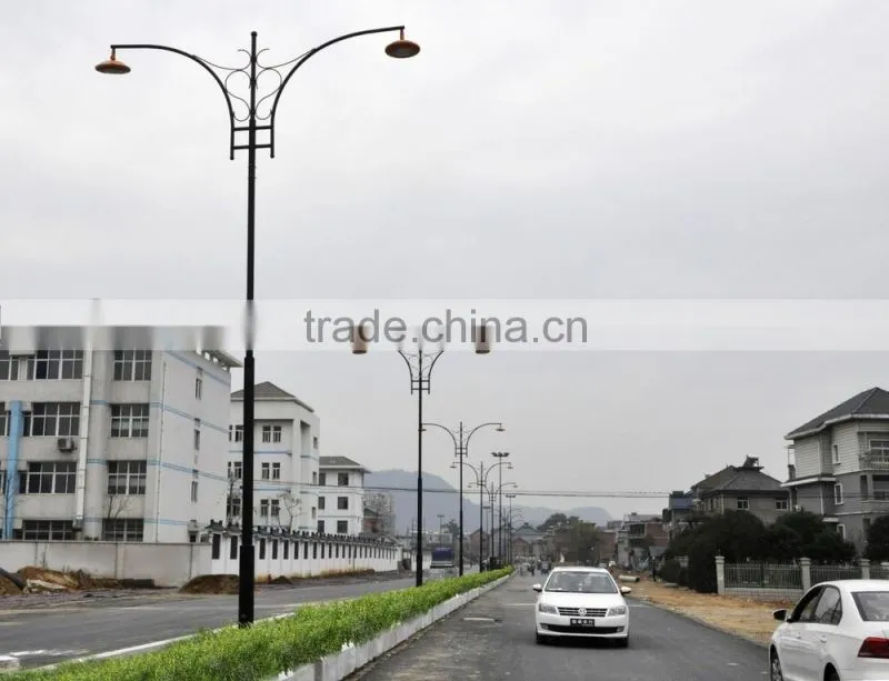 double arm street light