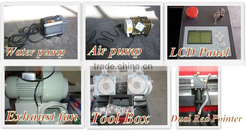 Laser Cutting Machine Price 120 * 90 CM 80W