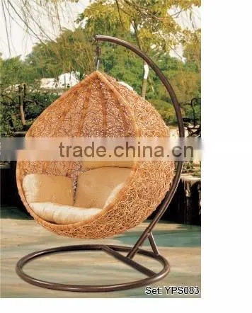 0503balcony garden elegant comfortable rattan hanging swing egg chair YPS080